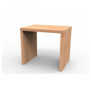 Obrázok pre Kvalitný masívny nočný stolík UNI, BUK prírodný