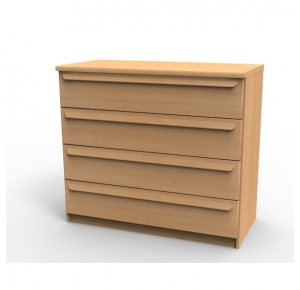 Obrázok pre Kvalitná masívna komoda P2Z, BUK prírodný