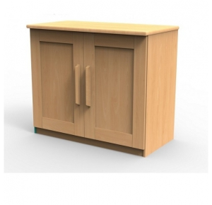 Obrázok pre Luxusná masívna komoda P2DD, BUK prírodný