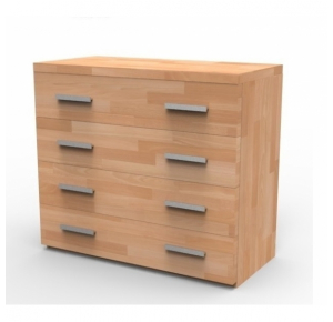 Obrázok pre Masívna komoda N4Z, BUK prírodný