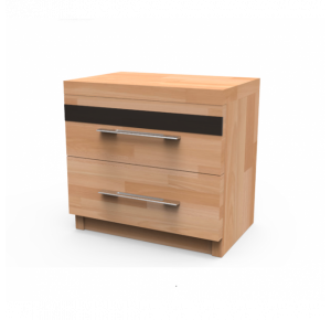 Obrázok pre Vysoký masívny nočný stolík MONA, BUK prírodný