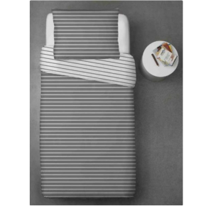 Obrázok pre Bavlnené obliečky - pásiky sivé