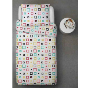 Obrázok pre Detské bavlnené obliečky - štvorce