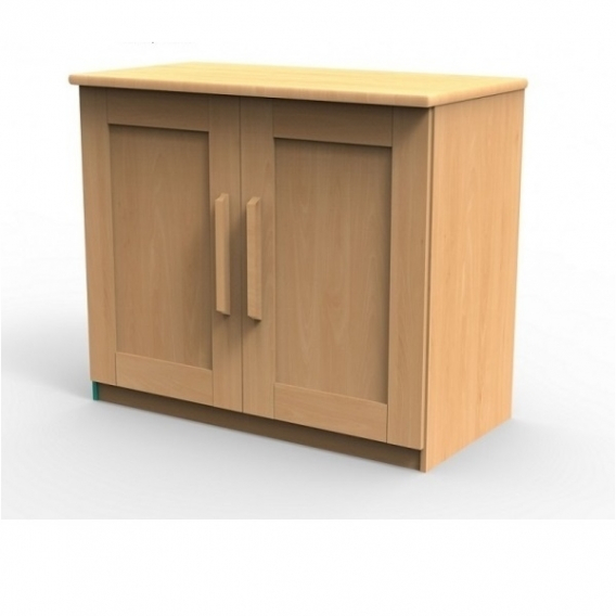 Obrázok pre Luxusná masívna komoda P2DD, BUK prírodný