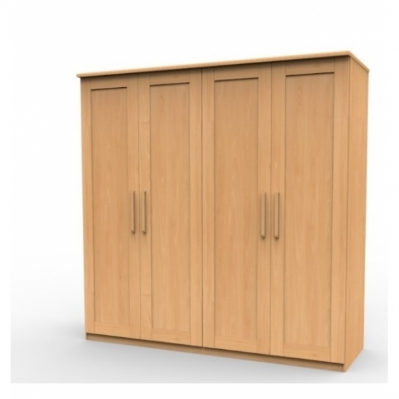 Obrázok pre Praktická skriňa z masívu Petra - P4DDDD, BUK prírodný