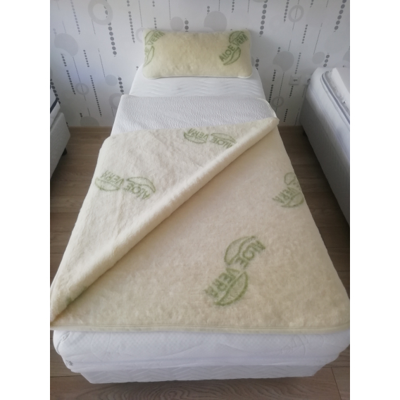 Obrázok pre Ice flakes/Merino set vankuš prikrývka